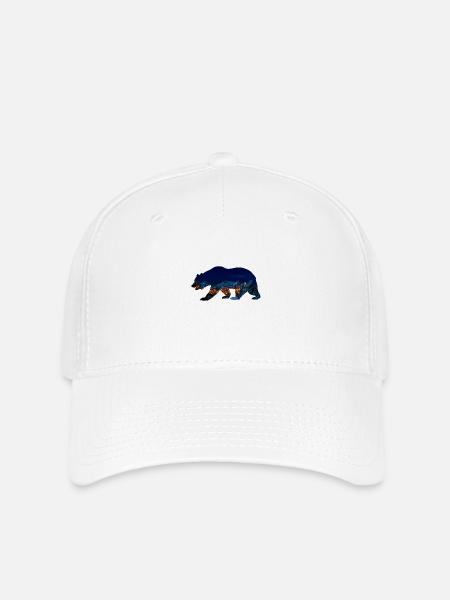 Bär - Flexfit Cap - Weiß