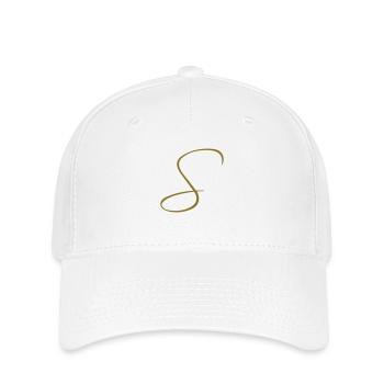 Letter S - Flexfit Cap - Weiß - Vorne