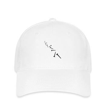Screws Pattern - Flexfit Cap - white - Front