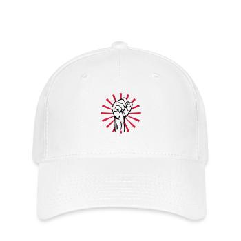 fist 2c rays - Flexfit Cap - white - Front