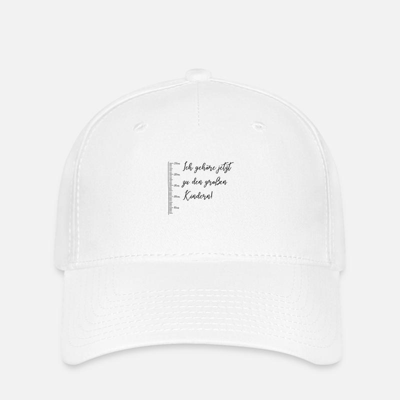 Große Kinder - Flexfit Cap - Weiß