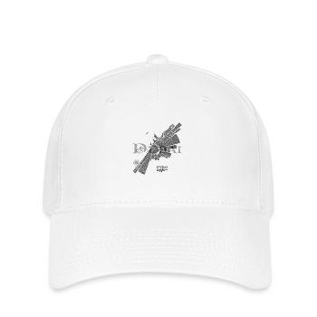 Dubai plan - Casquette Flexfit - blanc - Devant