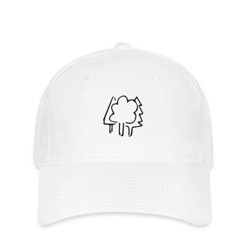 Mischwald,Wald,Natur,Baum,Landschaft,Grün,Umwelt - Flexfit Cap - Weiß - Vorne
