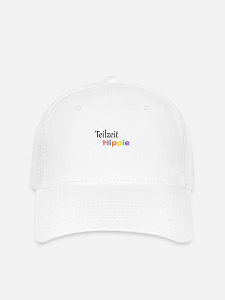 Teilzeit Hippie - Flexfit Cap - Weiß