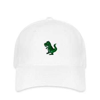 Dinosaure - Casquette Flexfit - blanc - Devant