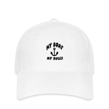 Boot - Flexfit Cap - Weiß - Vorne
