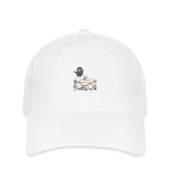 Black Sheep - Flexfit Cap - white - Front