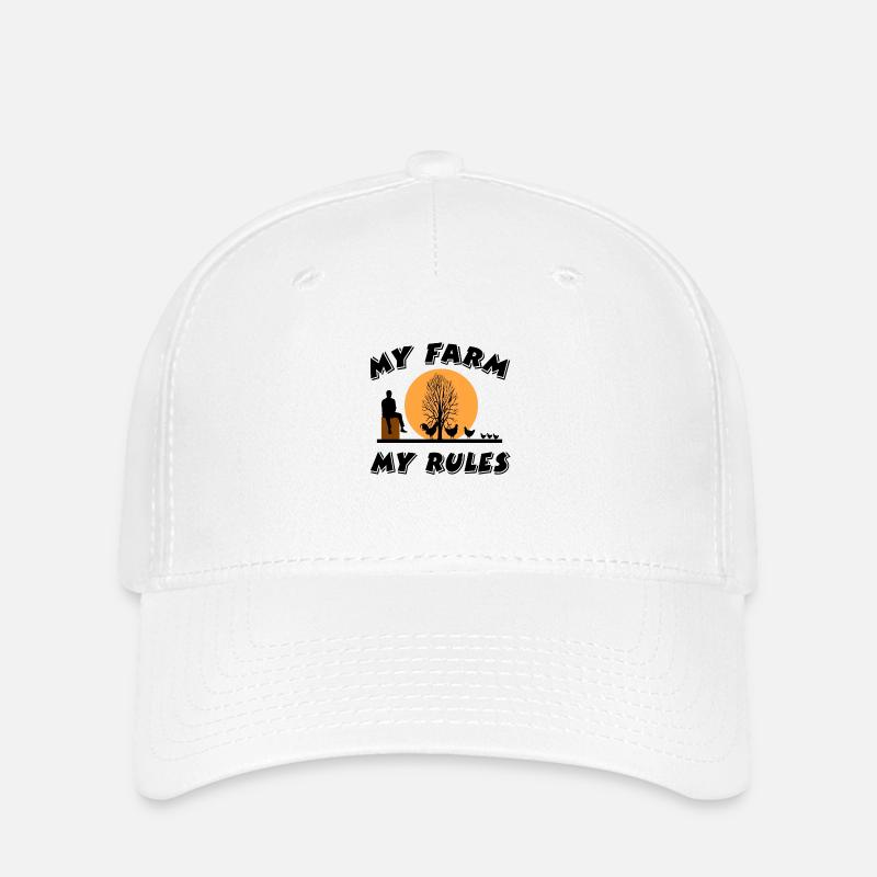 Bauernhof - Flexfit Cap - Weiß