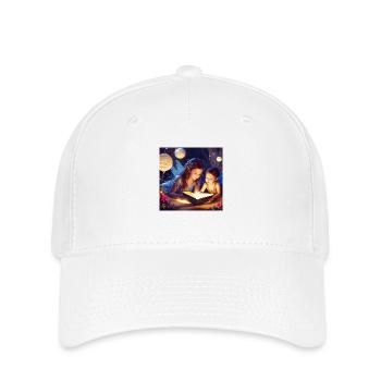 L’heure du conte - Casquette Flexfit - blanc - Devant