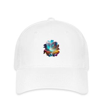 Fleur - Casquette Flexfit - blanc - Devant