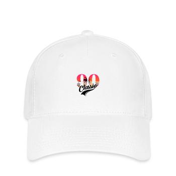 Jahrgang 1990-90 Jahre - Flexfit Cap - Weiß - Vorne