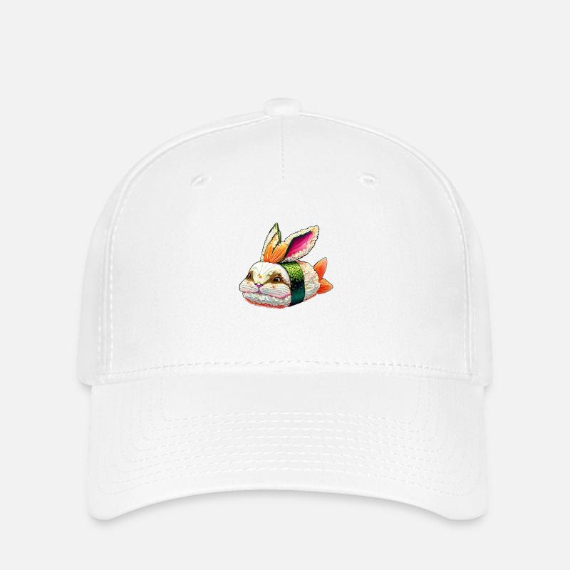 Sushi Bunny - Flexfit Cap - white