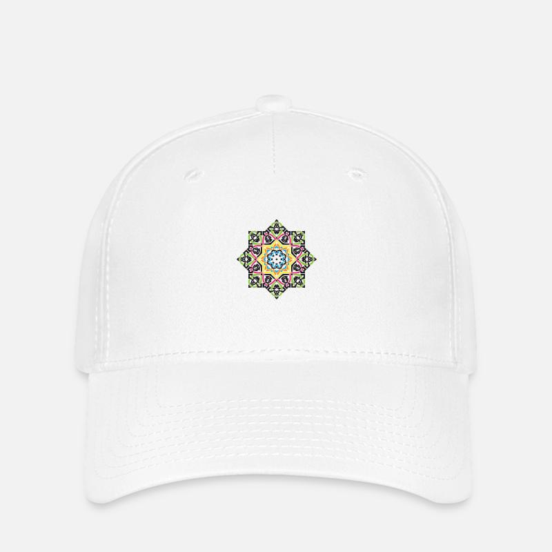 Arabic Mandala - Flexfit Cap - white