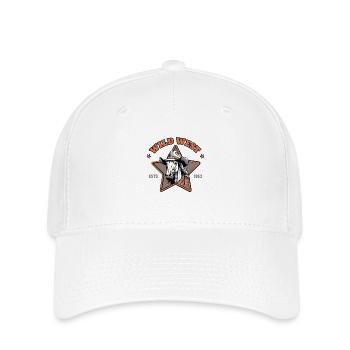 Chapeau de Cowboy Western cheval Cowboy - Casquette Flexfit - blanc - Devant