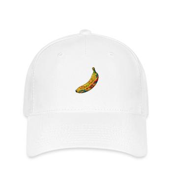Banana embroidery - Flexfit Cap - white - Front
