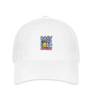 Baby its cold outside - Casquette Flexfit - blanc - Devant