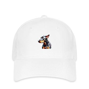 Doberman dog Doberman trainer Doberman puppy - Flexfit Cap - white - Front