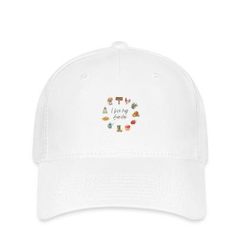 I love my garden Gartenliebe Design - Flexfit Cap - Weiß - Vorne