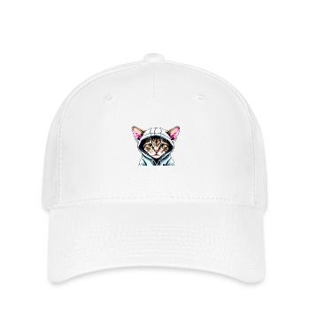 tomcat british shorthair cat cats kitten - Flexfit Cap - white - Front