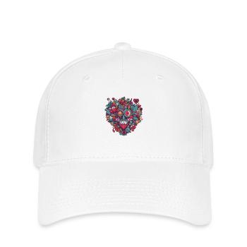 Herz Liebe - Flexfit Cap - Weiß - Vorne