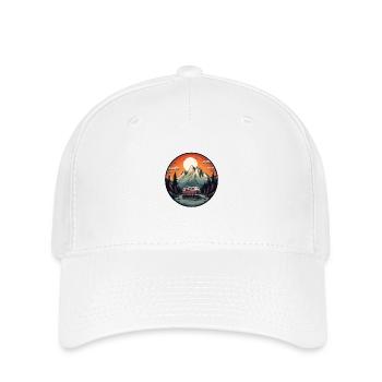 Vanlife - Flexfit Cap - Weiß - Vorne