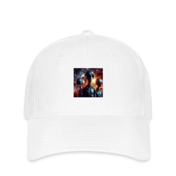 Astronomie Weltall - Flexfit Cap - Weiß - Vorne