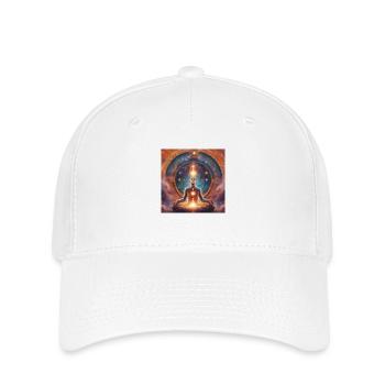 Weltall Spiritualität - Flexfit Cap - Weiß - Vorne