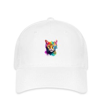 Cat, Pet, Kitten, Domestic Cat, Tomcat - Flexfit Cap - white - Front