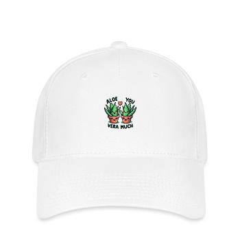 Aloe you vera much - Flexfit Cap - white - Front