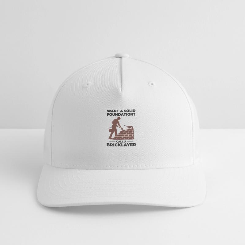 Bricklayer Brick Mason Masonry Brickwork Builder Flexfit Cap