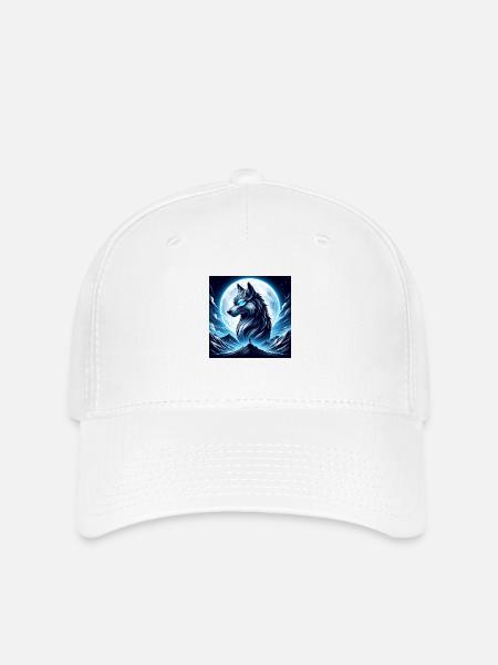 Wolf - Flexfit Cap - Weiß