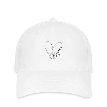 Bożena Name Herzlinie - Flexfit Cap - Weiß - Vorne