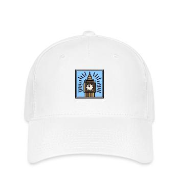 Big Ben Pop Art - Flexfit Cap - white - Front