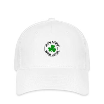 Wild Heart: Funny Irish Girl Design - Flexfit Cap - white - Front