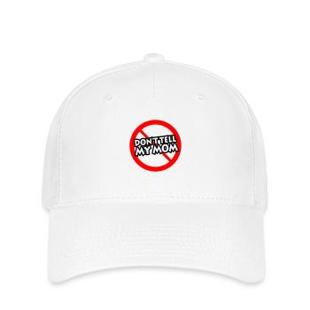 Erzähle es nicht Mama (english) - Flexfit Cap - Weiß - Vorne