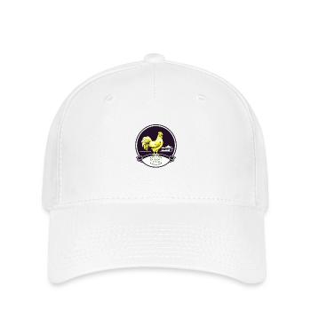 GOLDENES HUHN - Flexfit Cap - Weiß - Vorne