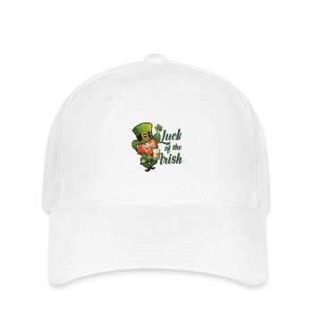 Leprechaun Kobold St. Patricks Day Irland - Flexfit Cap - Weiß - Vorne