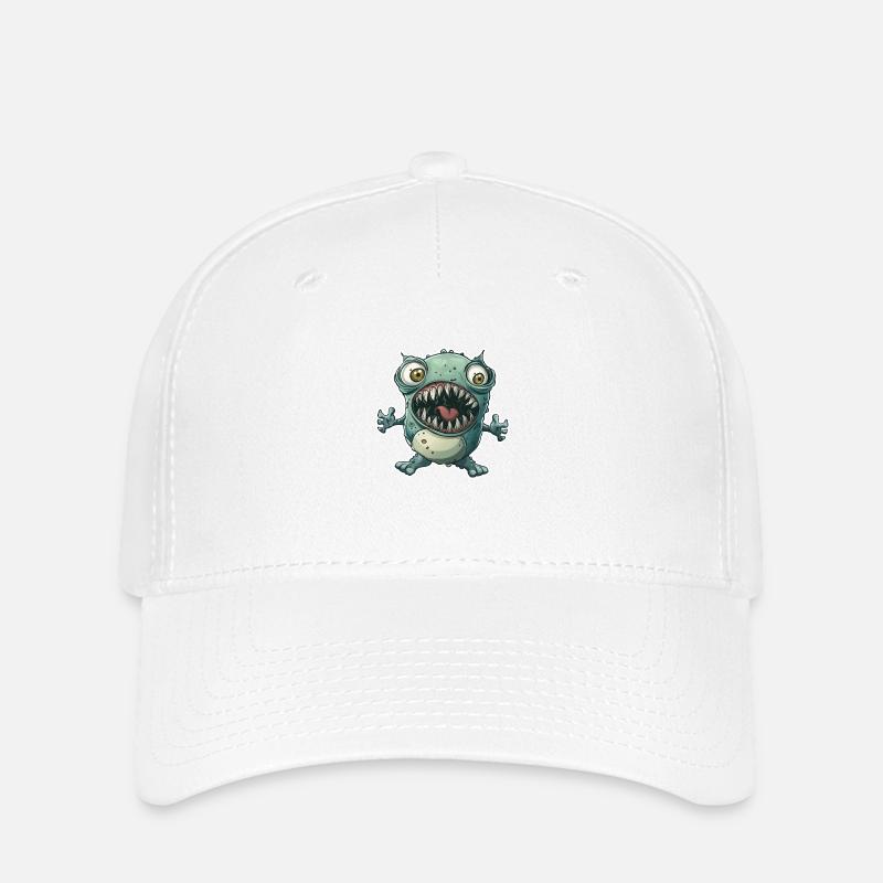 Drôle de créature - Casquette Flexfit - blanc