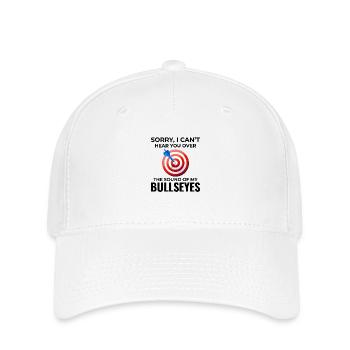 Bogenschießen Ziele Bogenschütze Bullseye Schießsport - Flexfit Cap - Weiß - Vorne