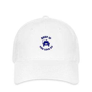 Die E Auto Fans - Flexfit Cap - Weiß - Vorne