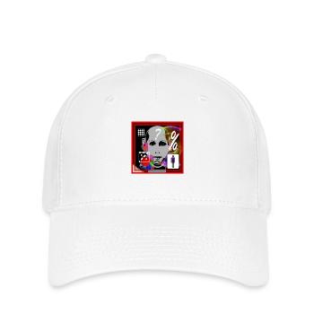 POP Art kj 011 - Flexfit Cap - Weiß - Vorne