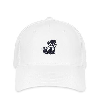 Entzückender Skunk Für Tierliebhaber - Flexfit Cap - Weiß - Vorne