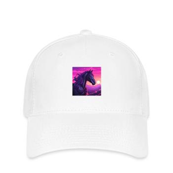 Art du cheval - Casquette Flexfit - blanc - Devant
