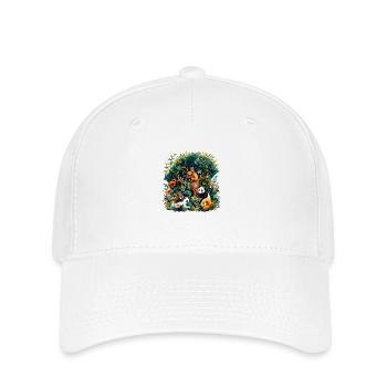 La biodiversité a besoin d’aide - Casquette Flexfit - blanc - Devant