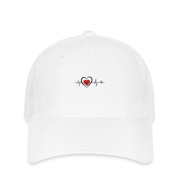 Herzschlag Marokko - Flexfit Cap - Weiß - Vorne