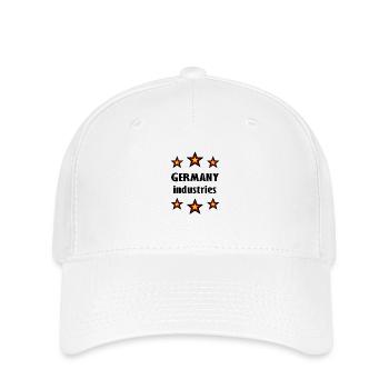 Die deutsche Industrie - Flexfit Cap - Weiß - Vorne