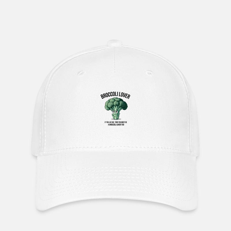 J’adore le brocoli - Casquette Flexfit - blanc