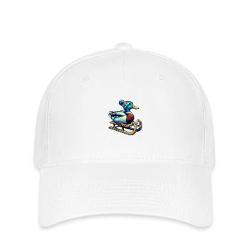 Coole Ente Winter - Flexfit Cap - Weiß - Vorne