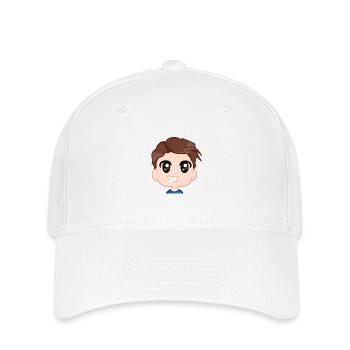 LOGO - Casquette Flexfit - blanc - Devant