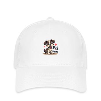 MAMAN CHIEN - Casquette Flexfit - blanc - Devant